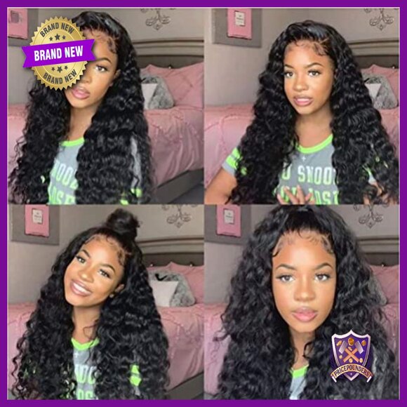 13x4 Lace Front Wig Human Hair Loose Deep Wave 150% Density Pre Plucked main image 7